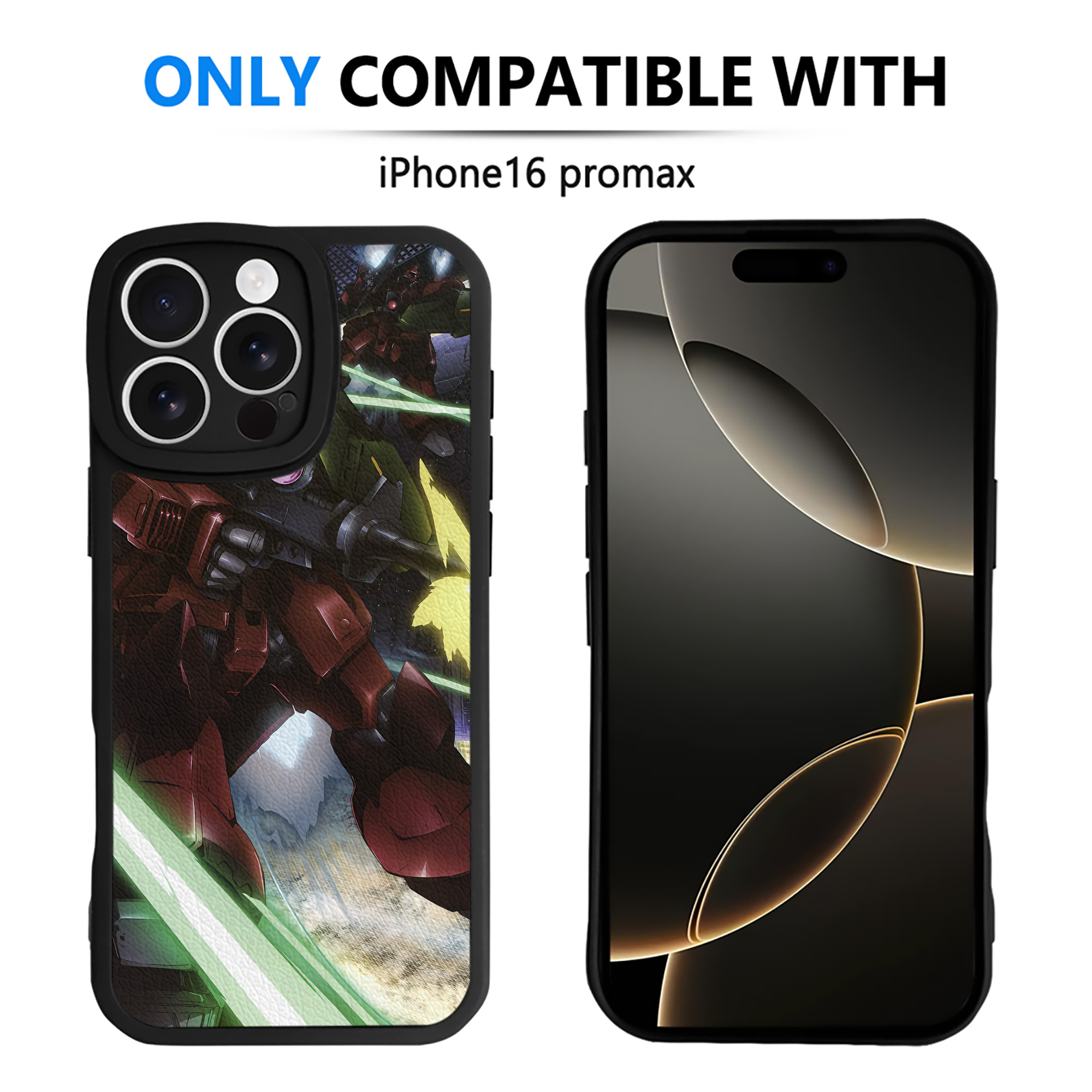 （画像用） 機動戦士ガンダム Mobile Suit Gundam 【iPhone 16シリーズ対応】シリコンスマホケース（レザー調） 材質：シリコン